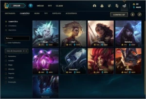 Conta prata 3 com 148 champs e 83 skins - League of Legends LOL