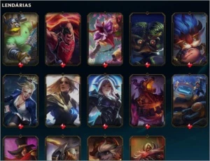Conta League of Legends+Skins LOL