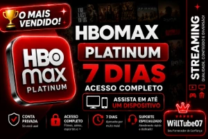 🚀 Hbo Max - Platinum | Tela Privada | Acesso: 7 Dias - Assinaturas e Premium