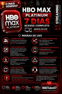 🚀 Hbo Max - Platinum | Tela Privada | Acesso: 7 Dias - Assinaturas e Premium