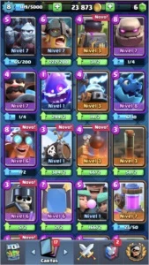Conta Cr 4400 troféus com cartas boas! - Clash Royale