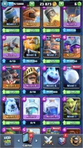Conta Cr 4400 troféus com cartas boas! - Clash Royale