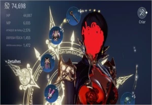 Vendo conta SA mage lv63 c 74k de bp. - MIR4