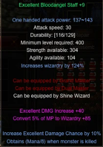 Conta lv721, Servidor Nidavellir - Mu online