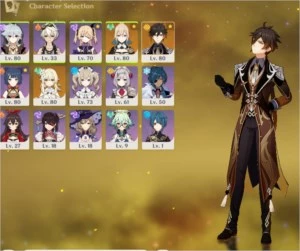 ZhongLi C1 + Jean + Aquila Favonia + The Unforged - Genshin Impact