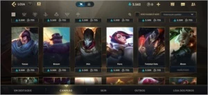 Conta wlid rift platina IV - League of Legends: Wild Rift LOL WR