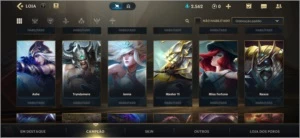 Conta wlid rift platina IV - League of Legends: Wild Rift LOL WR