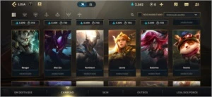 Conta wlid rift platina IV - League of Legends: Wild Rift LOL WR