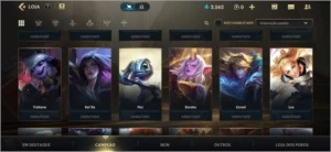 Conta wlid rift platina IV - League of Legends: Wild Rift LOL WR