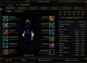 Neverwinter endgame account