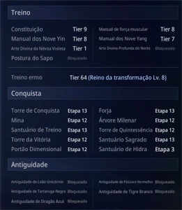 Conta Mir4, maga 87, NA16, 118 DE POWER
