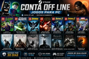 Conta de Jogos Steam Offline - Entrega Imediata