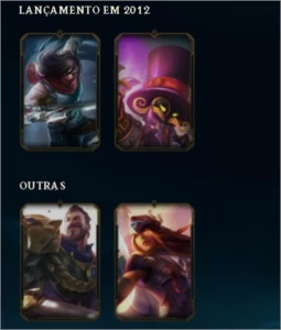 Conta League of Legends LOL