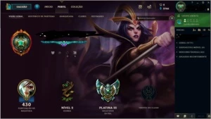 VENDO CONTA PLATINA 3 - League of Legends LOL
