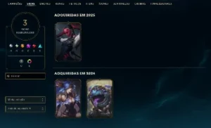 Conta Ex Platina / Muitos Espólios / 23K Ea+ - League of Legends LOL