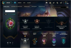 Conta prata 3 com 86 champs e 55 skins - League of Legends LOL