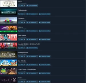 VENDO CONTA STEAM