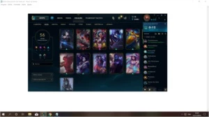 Ouro 3 todos os campeoes  56 skins   barato - League of Legends LOL