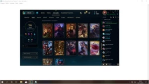 Ouro 3 todos os campeoes  56 skins   barato - League of Legends LOL