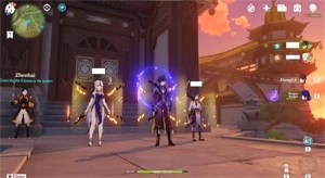 Conta Genshin Impact Zhongli C2, Shogun Raiden, Venti, Diluc