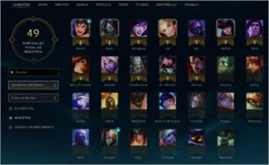CONTA OURO 1 - 34 CAMPEÕES - ORIANNA VITORIOSA - League of Legends LOL