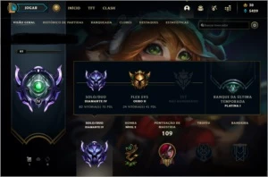 Conta diamante lol 40 champs - League of Legends