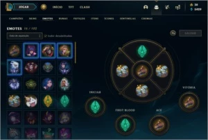 Conta diamante lol 40 champs - League of Legends