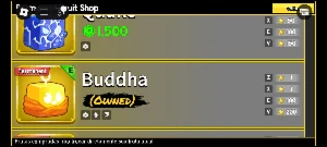 Conta Gemada De Blox Fruis Com Buddha Perm - Roblox