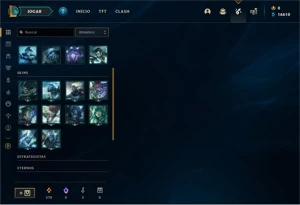 CONTA SMURF GOLD 4 63% DE WINRATE MMR BOOSTADO - League of Legends LOL