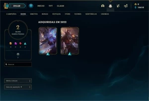 CONTA SMURF GOLD 4 63% DE WINRATE MMR BOOSTADO - League of Legends LOL