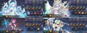 V>Conta Grand Chase Mobile level 168 + Traje Mari