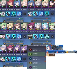 V>Conta Grand Chase Mobile level 168 + Traje Mari