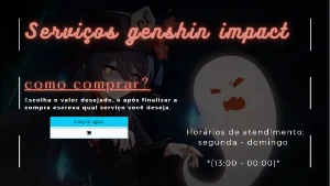 ⭐ -Serviços- (Genshin Impact)⭐