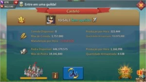 💥562M💥 GMAIL ACCOUNT - VIP 15 - 4.5M TROPAS - 100K ESTRELA - Lords Mobile