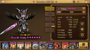 Conta Summoners War LvL 50 com Valkyrja Dark (Trinity)