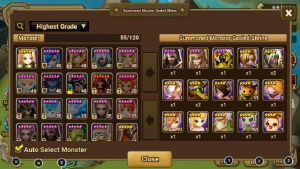 Conta Summoners War LvL 50 com Valkyrja Dark (Trinity)