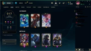 Conta LOL FULL CHAMP 200+ SKINS - League of Legends