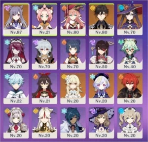 CONTA AR 51. DILUC, TUMULO, YANFEI C6 E ORAÇÃO, ZHONGLI - Genshin Impact