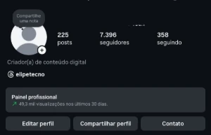 Conta Instagram seguidores reais 7k - Social Media