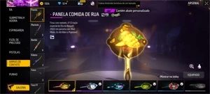 Conta de free fire com três toque criminal