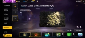 Conta de free fire com três toque criminal