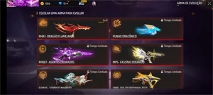 Conta de free fire com três toque criminal