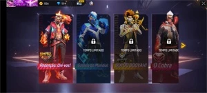 Conta de free fire com três toque criminal
