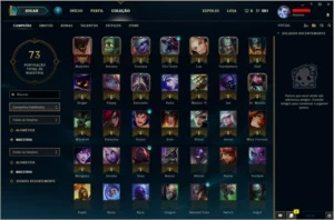 Conta League of Legends Varios Champs e Skins LOL