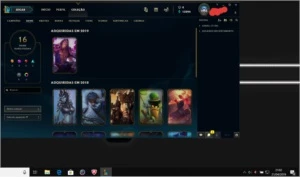 Prata 16 skin 74 campeão - League of Legends LOL
