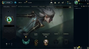 Conta Platina1 51%wr poucas jogadas - League of Legends LOL