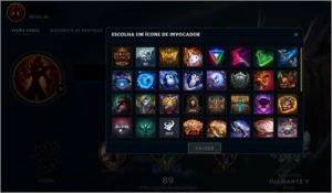 Conta League of Legends Diamante 5 criada em 2013 LOL