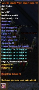 Colar G17 UP2 +12 (cassiopeia) - Perfect World PW