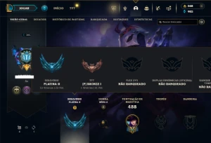 Platina 2 com TODOS os champs e 207 Skins ( 9 Vitoriosas ) - League of Legends LOL