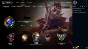 Conta league of legends plat2 LOL